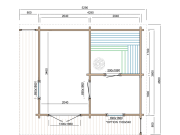 Sauna Tuindeco Puolanka 70