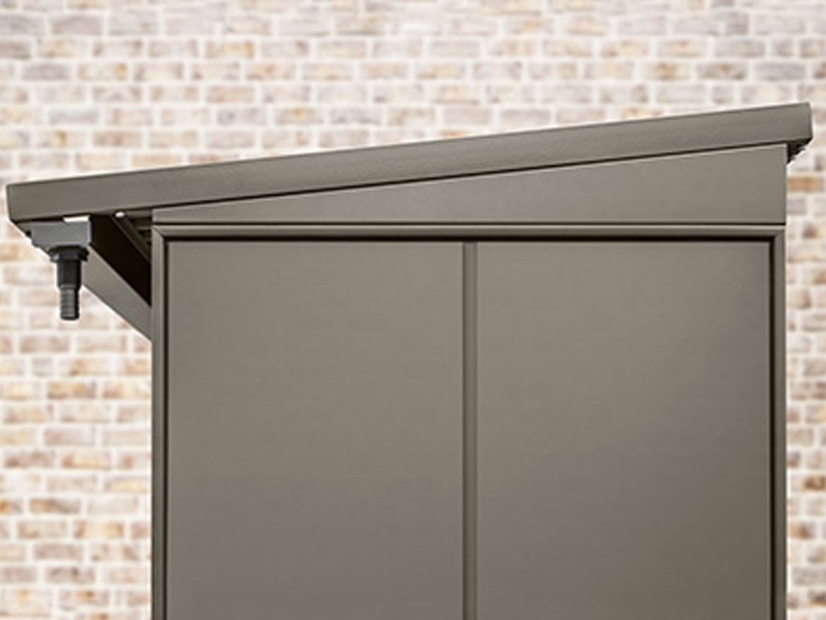 Plechový zahradní domek Hörmann Berry Modern pultová střecha