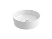 Ravak Umývadlo Uni Slim 40, bez otvoru pre batériu, bez prepadu, biela