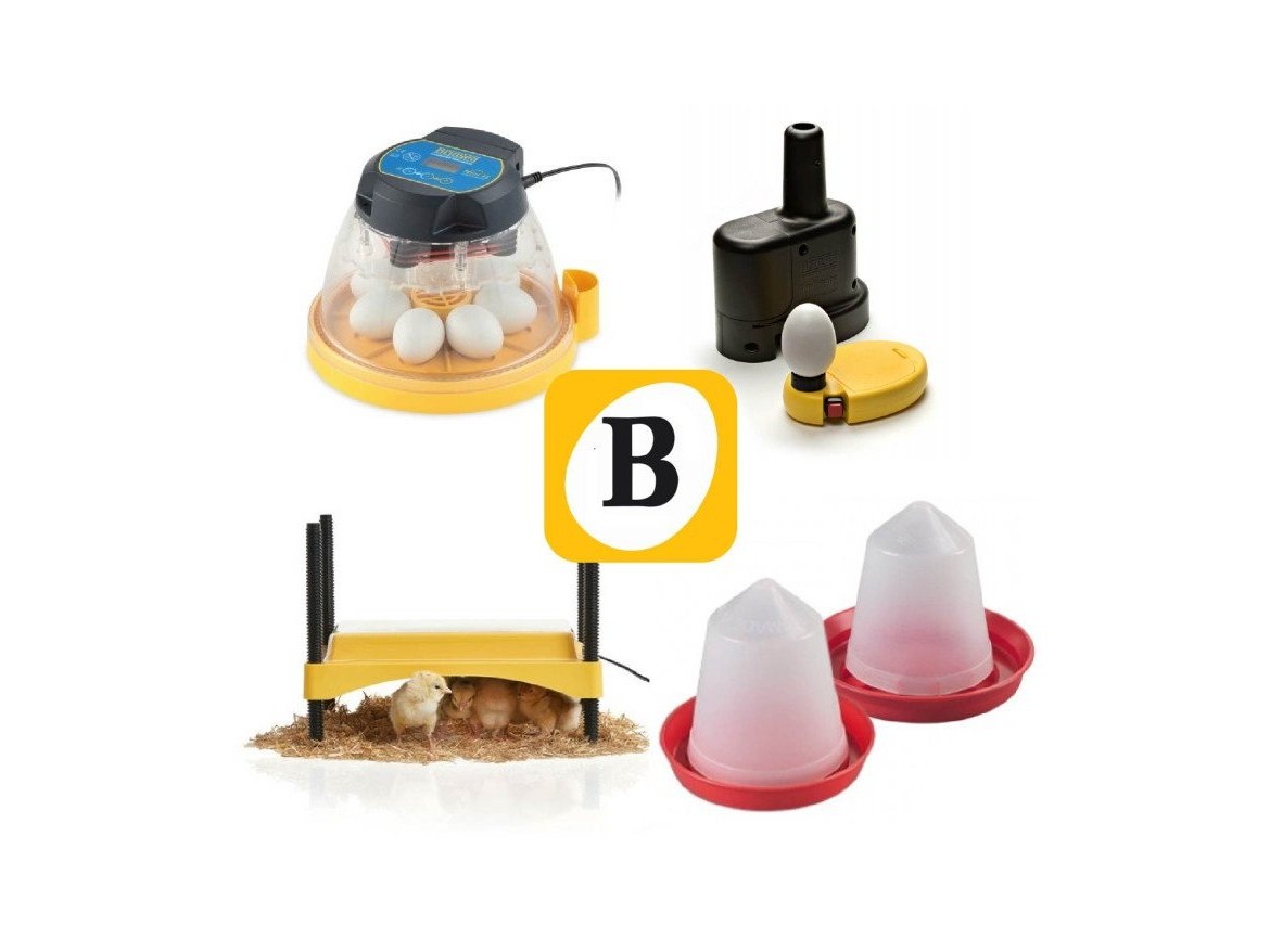 Scobax BRINSEA - MINI II Advance + Startovací sada pro líhnutí kuřat – Starter Pack 2