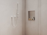 Ravak 974.20BLM Sprchová tyč s držákem, černá matná