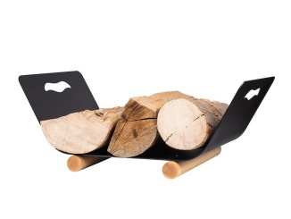 Kúrenie a ohrev vody –  NORDflam Koš / stojan na krbové dřevo Grenada