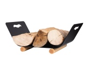 NORDflam Koš / stojan na krbové dřevo Grenada