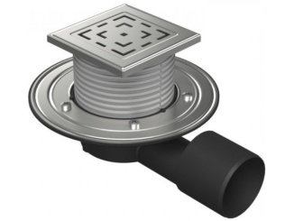 Technická sanita –  Chuděj Neptun PVBU 50/75 (univerzální) 125 x 125 mm, oceľ, Labyrinth, K3, ano