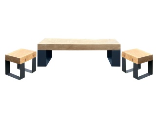 Příslušenství pro Sedák Bohemit Allen antracit / dub, 41 x 25 cm