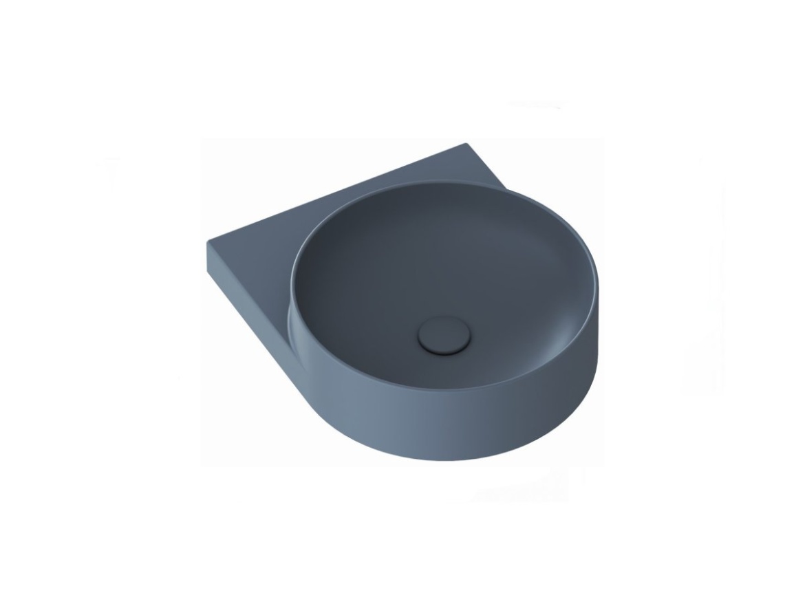 Ravak Umyvadlo Yard 40, bez otvoru pro baterii, bez přepadu, bílá matná