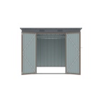 Plechový zahradní domek Riwall PRO RMSP 6x8 Brown