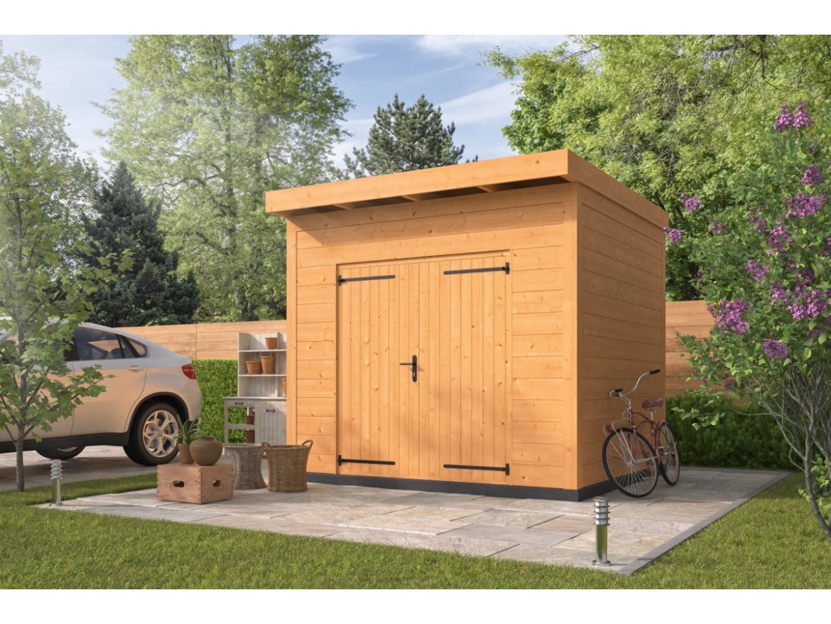 Tuindeco DIY roofing Almelo 300x300 horizontal walls untreated