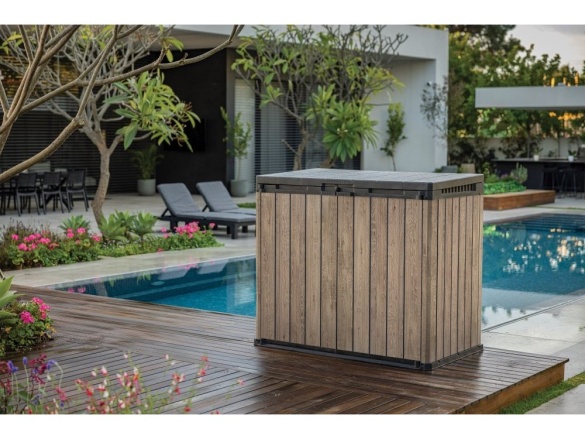 Keter Zahradní úložná skříň Keter DECO SIO DARWIN 1 150 L - ashwood / jasan