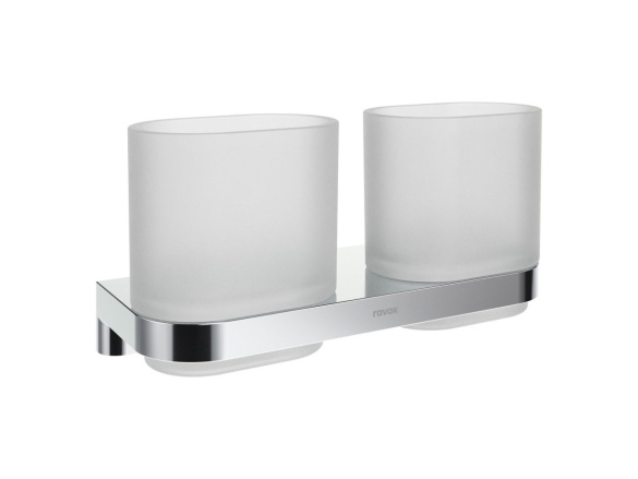 Ravak CR II 220.20BLM Držák se skleničkami, černá matná