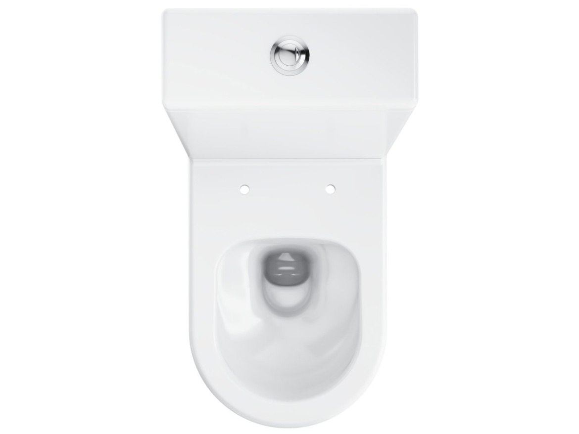 Ravak WC kombi Elegant RimOff set, vario odpad, biela