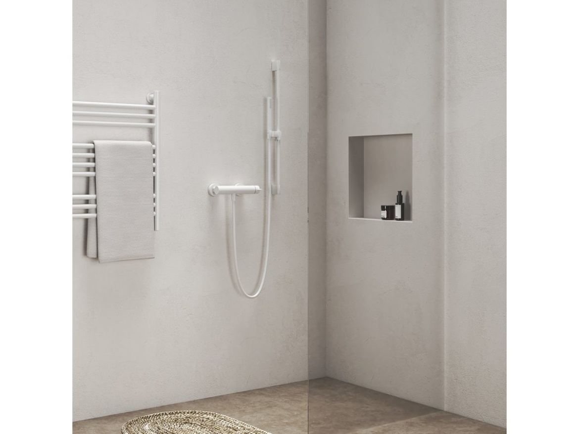 Ravak 974.60GLB Sprchová tyč s držiakom, Gold Brushed