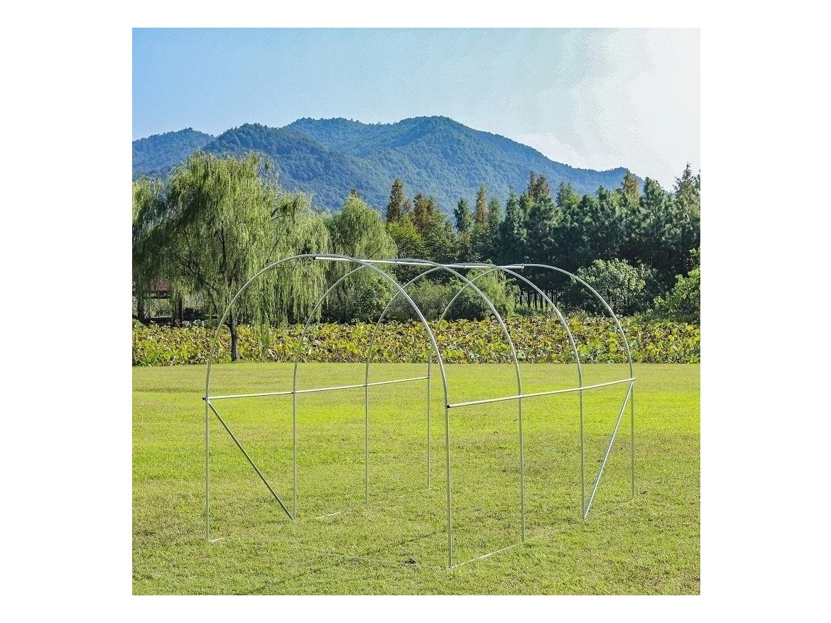 VespaGarden Zahradní fóliovník 2,5x5x2m / 12,5m2 - zelený