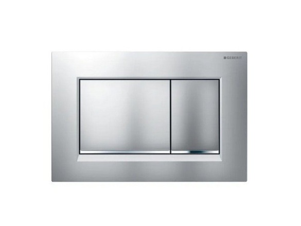 Geberit Deska ovládací GEBERIT SIGMA 30 chrom mat, proužek chrom lesk 115.883.JQ.1