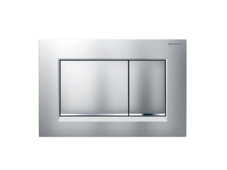 WC, bidety a pisoáry –  Geberit Deska ovládací GEBERIT SIGMA 30 chrom mat, proužek chrom lesk 115.883.JQ.1