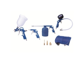 Műhely felszerelése –  Scheppach 8-dílná sada příslušenství ke kompresoru