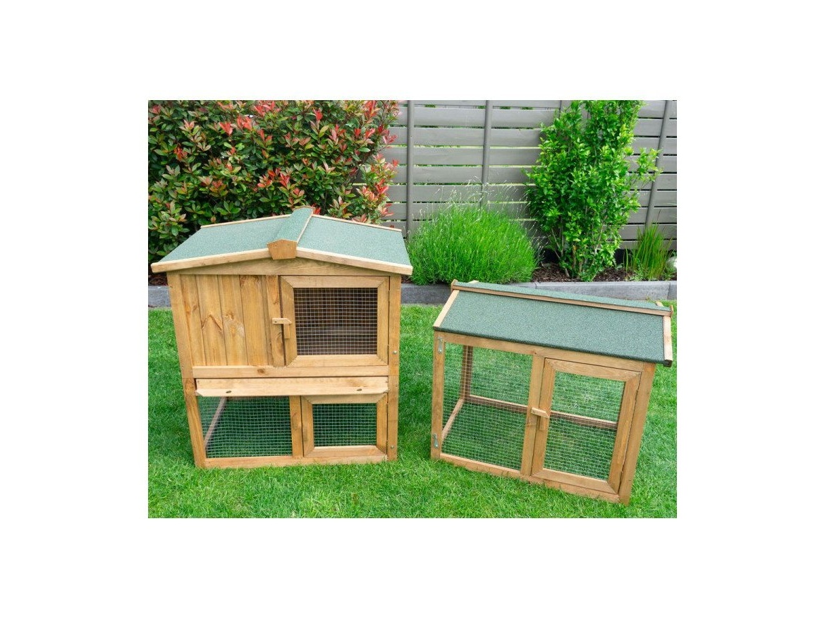 Scobax Dřevěná králíkárna MILEVSKO, 1450x530x835 mm