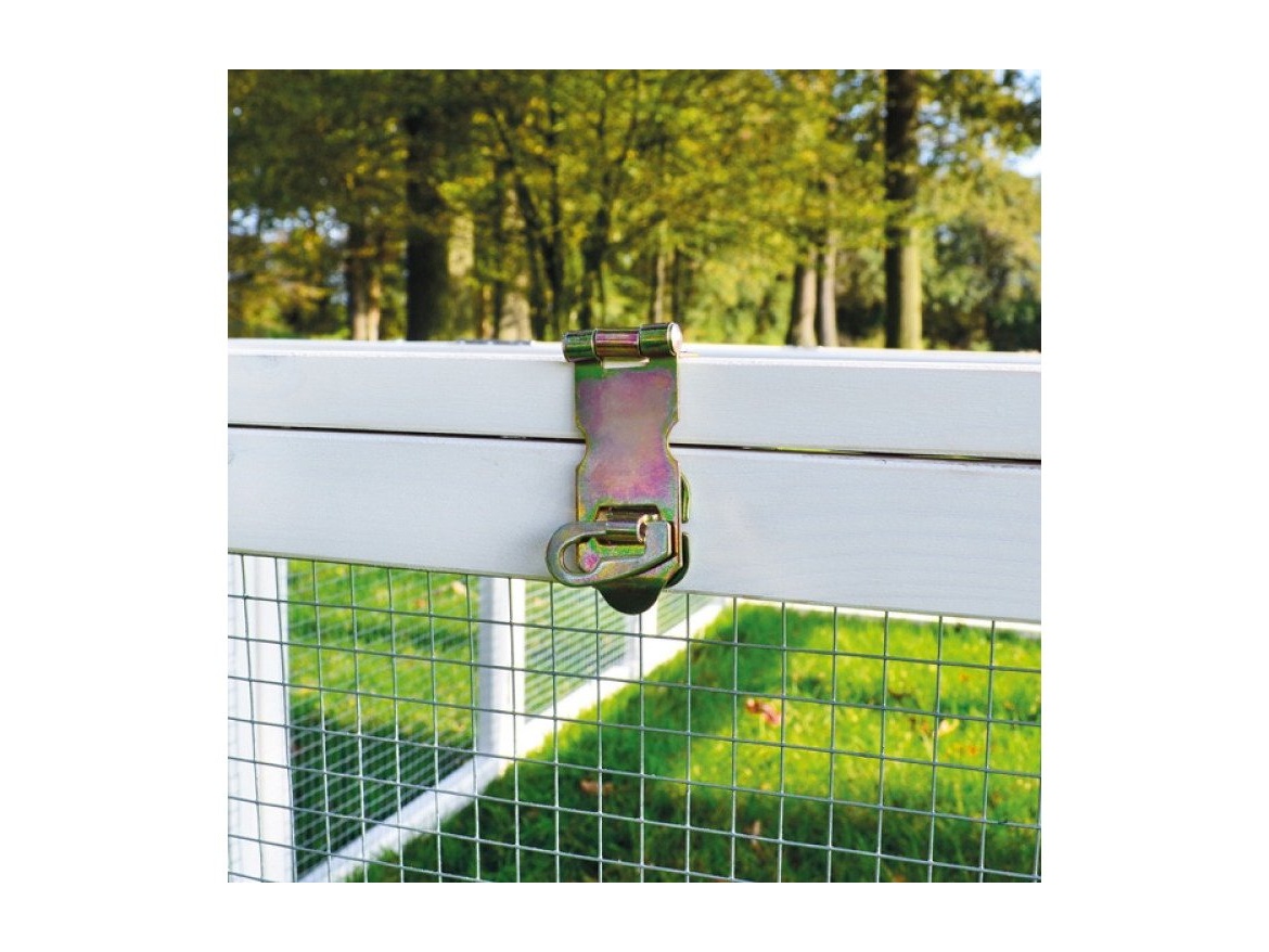 Scobax Dřevěný výběh pro králíky - bílý