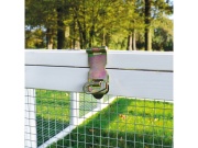 Scobax Dřevěný výběh pro králíky - bílý