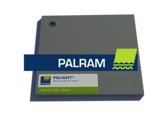 Plné desky Palram –  PVC Palight Color Pěněná PVC deska Palight Tloušťka: 3, Barva: šedá, Kód barvy: ST-100, Šířka: 1220, Délka: 2440, Hmotnost: 6.3