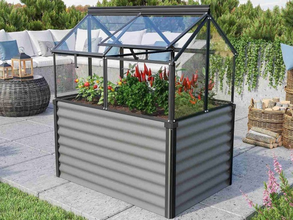 Vyvýšený záhon s pařeništěm Vitavia Gaia Jumbo VZ