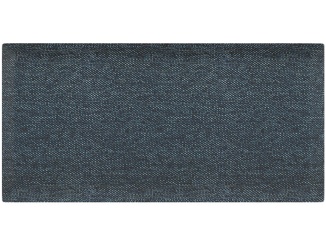 Čalouněné panely –  Luna Rectangle 60x30 cm tmavo modrá