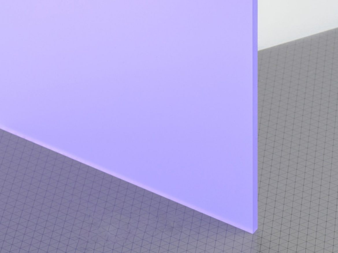 Pieskované plexisklo Evonik Plexiglas Satinice DC