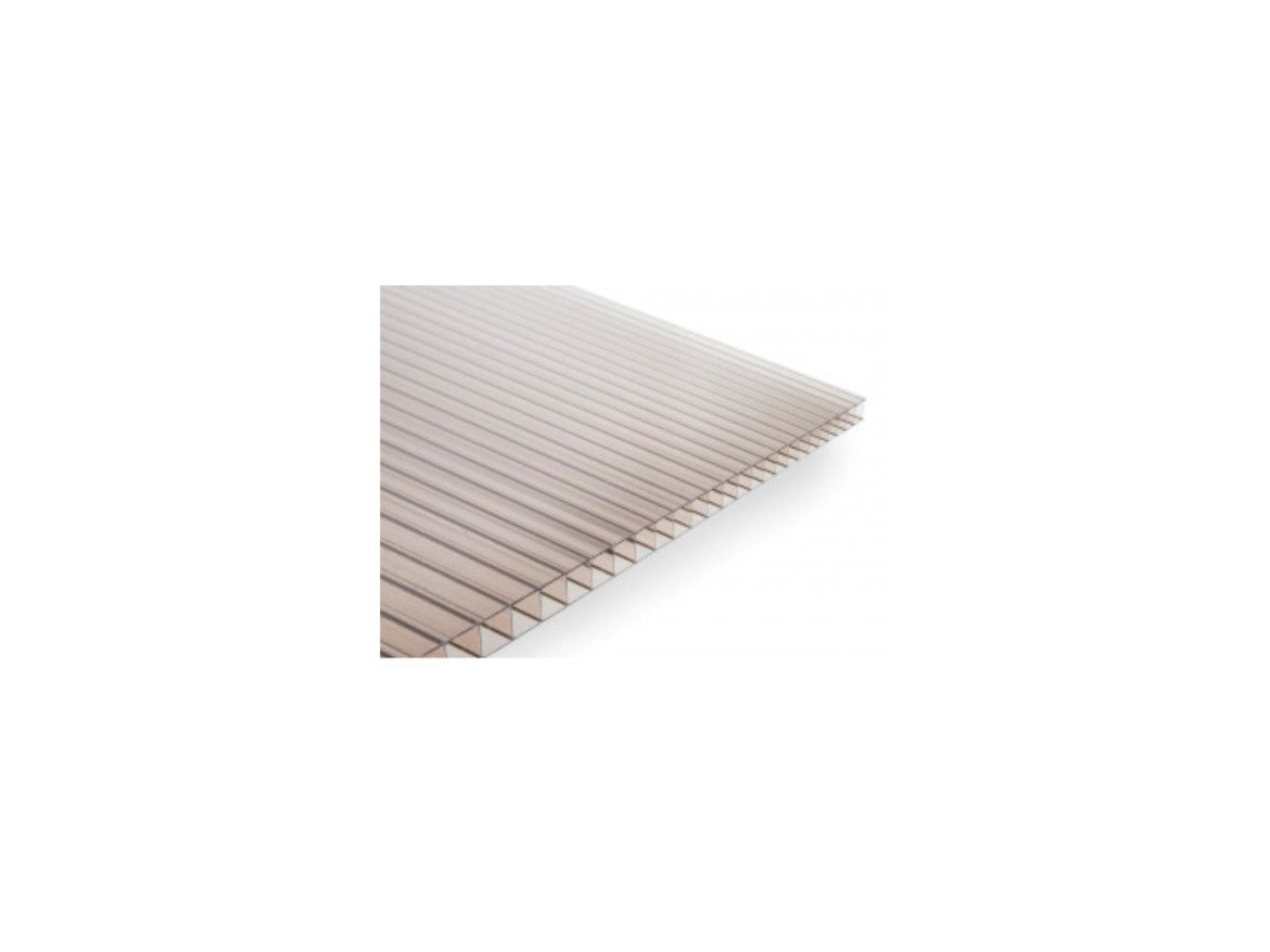 Lexan Polykarbonátová komůrková deska 6 MM BRONZ, 2 stěny