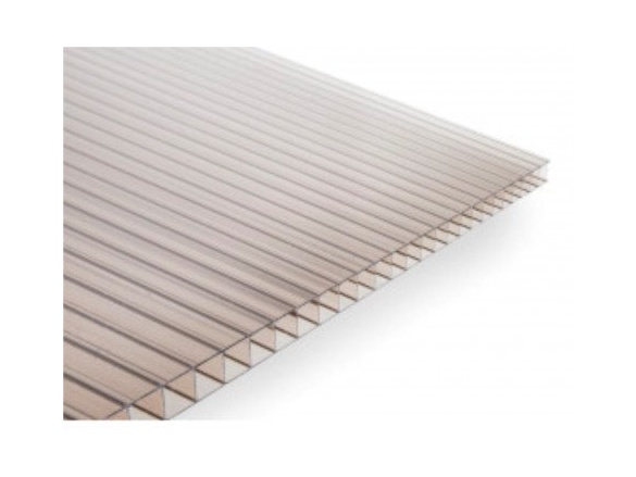 Lexan Polykarbonátová komůrková deska 6 MM BRONZ, 2 stěny