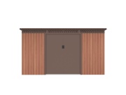 G21 Zahradní domek  GRAH 483 - 340 x 142 cm, hnědý