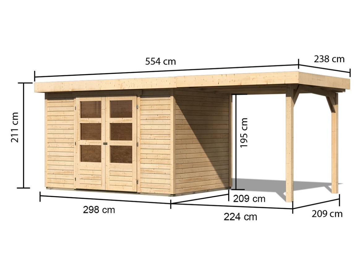 Domek Karibu Askola Side