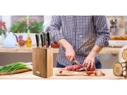 G21 Sada nožů  Gourmet Stone 5 ks + bambusový blok