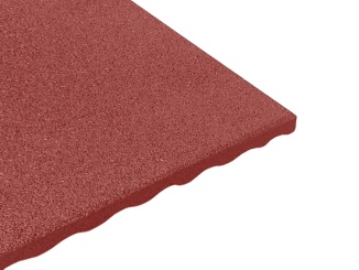 Gumi padlóburkolat –  dlažba Smart Flex červená 40 x 40 cm 2,5 cm