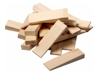 Podlahy a obklady –  Kliprex Klínky dřevěné SM