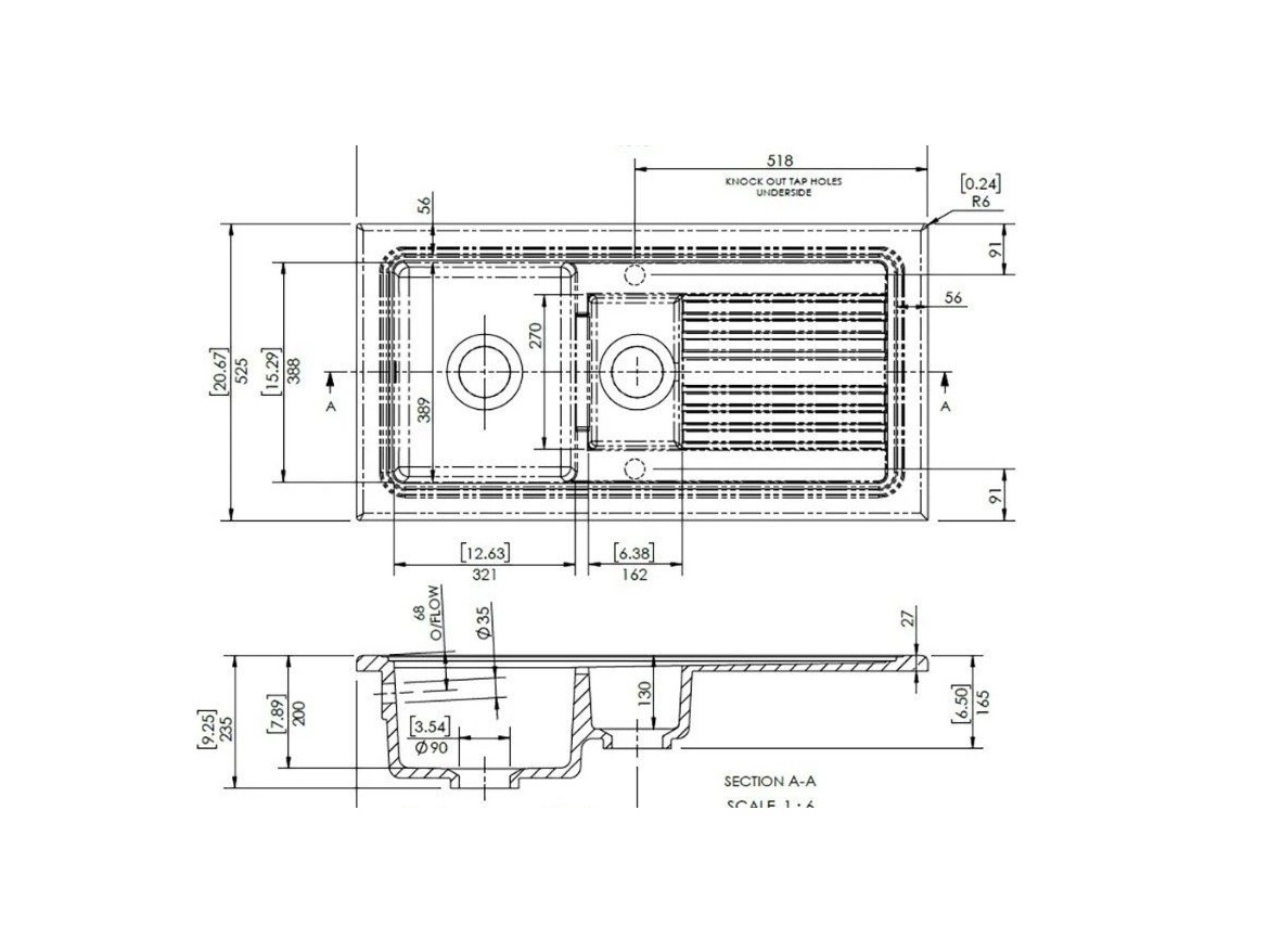 Kuchyňské dřezy Reginox Classic 1010.10