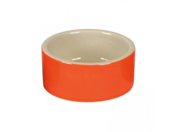 Scobax Miska na krmivo keramická, kulatá, 250 ml barevný mix