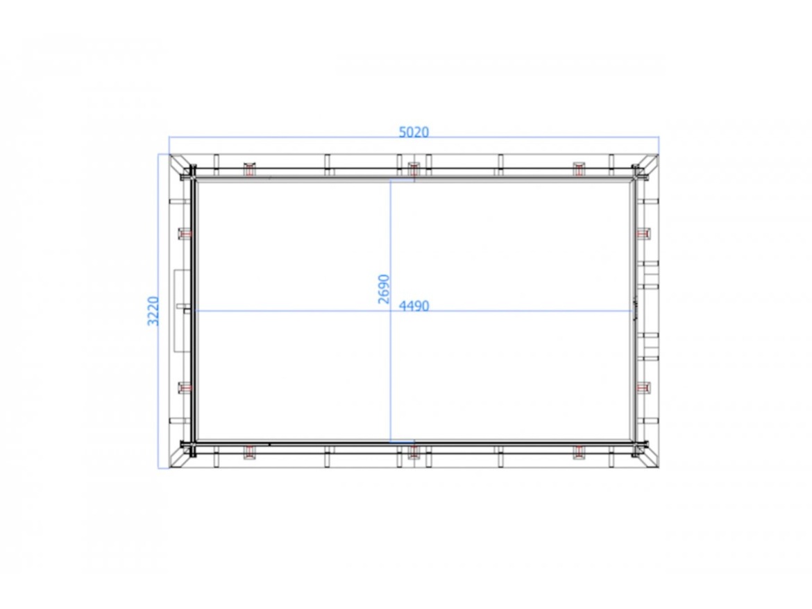 Zahradní bazén Tuindeco Santa Cruz