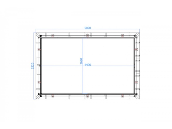 Zahradní bazén Tuindeco Santa Cruz