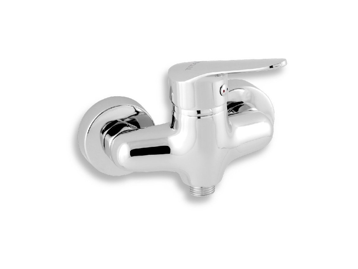 Novaservis Sprchová baterie Titania Iris 100 mm, chrom, nástěnná, bez příslušenství,  94464/1,0