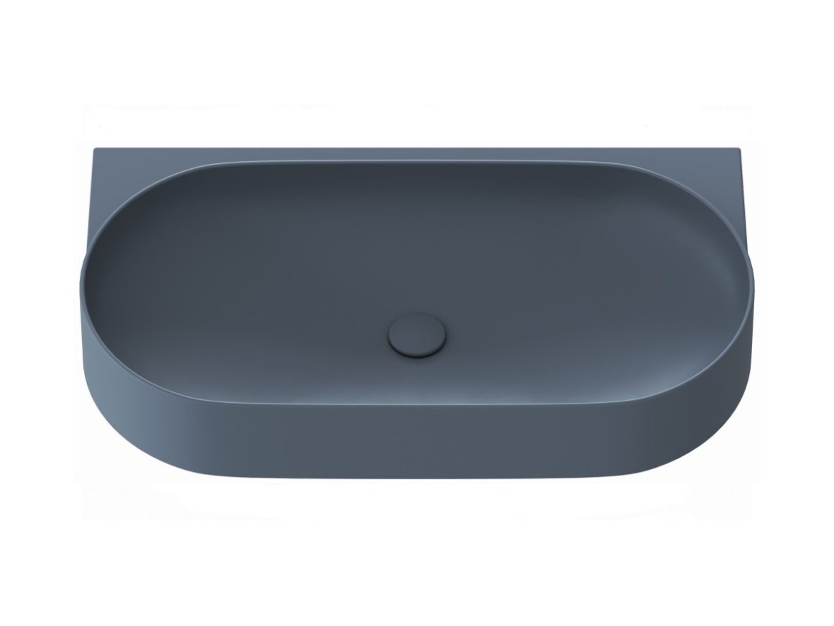 Ravak Umývadlo Yard 80, bez otvoru pre batériu, bez prepadu, Alabaster Pink