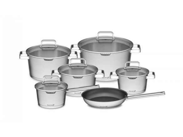 G21 Sada nádobí  Gourmet Magic s hrncem navíc, 11 dílů, nerez