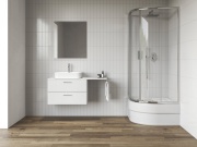 Ravak NBLCP4 Sabina 90x90, lesk+transparent