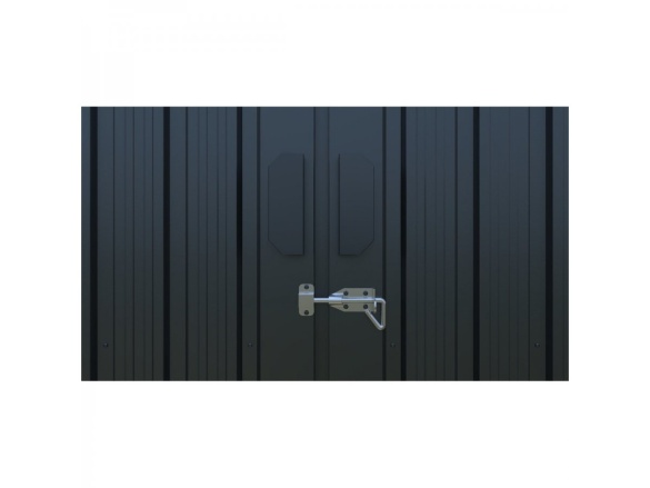 Kovová garáž 3 x 6 m se sedlovou střechou Antracit Riwall PRO RMCG 20x10 Anthracite