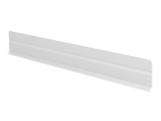 Pajzsok –  závětrná lišta WZ 224 L/P bílá lesk