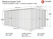 Plechová garáž Globel Maxi