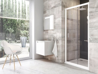 Sprchové kouty –  Ravak BLDP2 100, lesk+grape