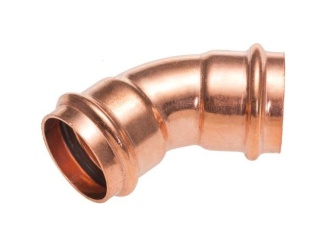 Technická sanita –  Conex Bänninger Lisovací oblouk 45° i/i CU Press 5041 d 28