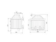 Kandallóbetét melegvíz-cserélővel Ferguss FG 20