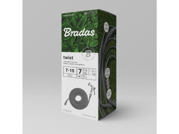 Bradas Zahradní hadice flexibilní TWIST 7,5m - 15m
