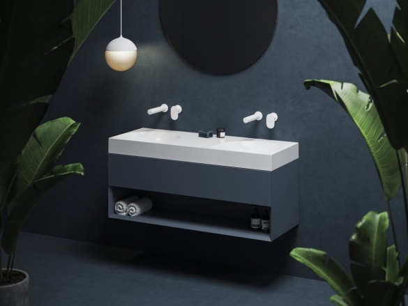 Ravak SD Lite 120 skříňka pod umyvadlo černá matná